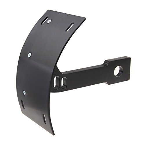SUNPIE Black Motorcycle Cured Vertical Side Mount Licese Plate Tag Holder Bracket Fits All Sport Bike