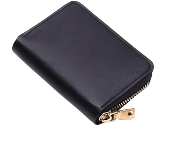 Credit Card Holder RFID Blocking PU Leather Mini Credit Card Wallet Purse Compact According ID Cards Bag with Zipper for Women Men 11 Card Slots-image-6
