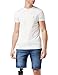 Tommy Hilfiger 867896625100 - T-shirt - Uni - Manches courtes - Homme - Blanc (Classic White) - Medium (Taille fabricant: M)