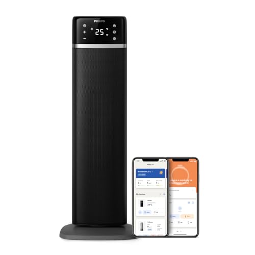 Philips 5000 Series Energy Efficient Connected Tower Fan Heater, 2000W, up to 50% energy savings,...