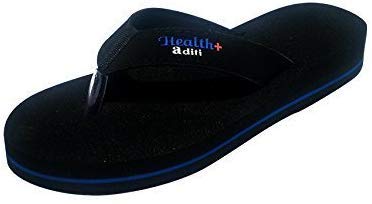 aditi Anti Foot Pain Healthcare MCR Slipper for Women - Black