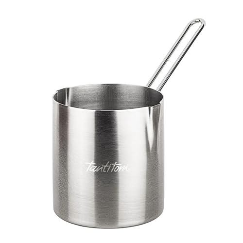 Jatisse Cafetera turca de 26.03 fl.oz – Cafetera turca – Chai Pot – Cafetera árabe – Cafetera griega Briki griega – Café turco Cezve – Olla de leche para estufa – Ibrik