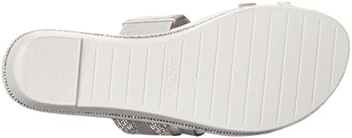 Kenneth Cole REACTION Women's Great Scroll Jewel Flatform Sandal, White, 8.5 | Image 3