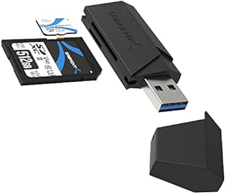 Sabrent SuperSpeed 2-Slot USB 3.0 Flash Memory Card Reader for Windows, Mac, Linux, and Certain Android Systems - Supports SD , SDHC , SDXC , MMC / MicroSD , T-Flash [Black] (CR-UMSS)