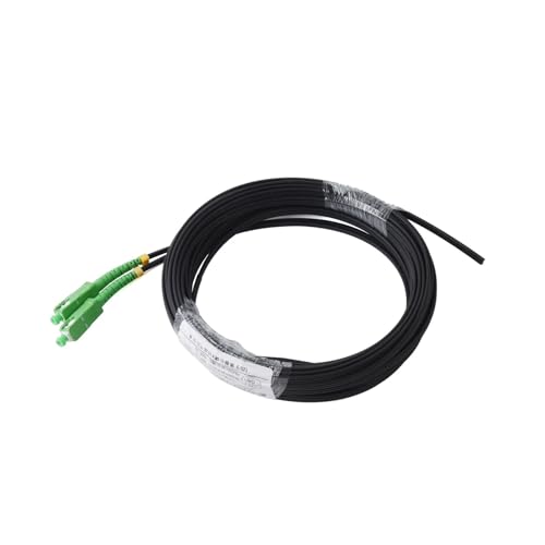 Ligne de fibre optique 2 coeurs exterieur pour connecter le bureau de jardin a 100M