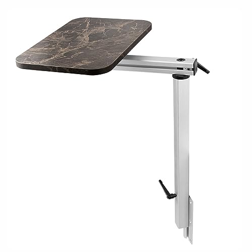 Table de pique-nique pliable en aluminium pour camping-car amovible avec plateau bois