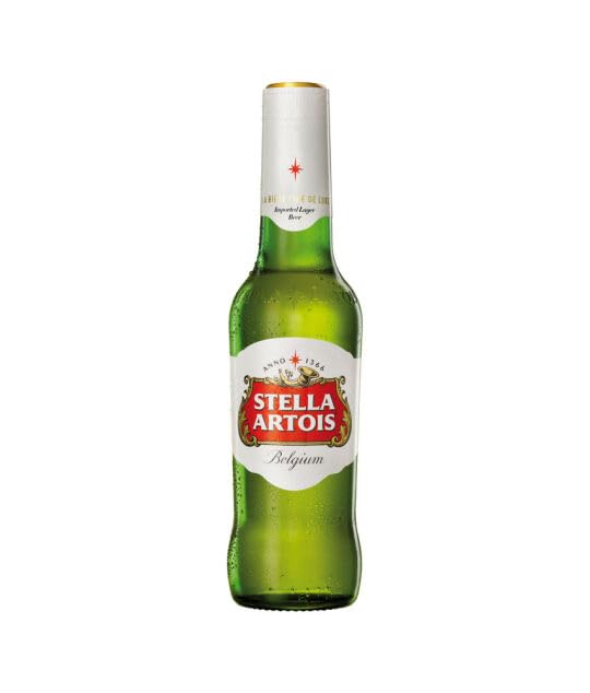 Artois Belgisches Premium Lager Bier, Glasflasche, 33 cl, 24 Flaschen