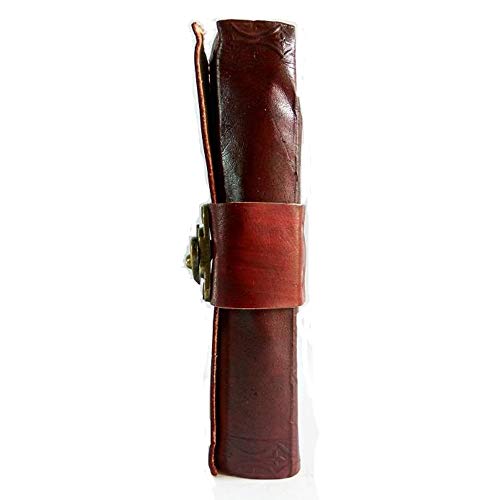 Leather Celtic Tree of Life Book of Shadows Blank Spell Book Wicca - Thumbnail 2