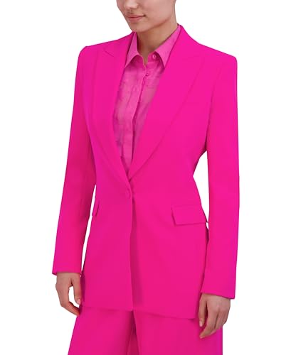 BCBGMAXAZRIA Women's V Neck Fitted Blazer - Main Image