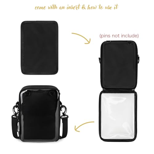 STEAMEDBUN Ita Bag Crossbody Small Pin Display Bag with Insert3