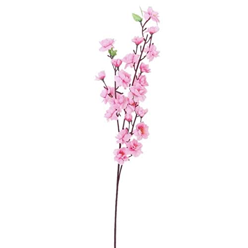 5 個造花シルク桃の花の枝ルームホームクリスマス装飾梅の花のウェディングアレンジメントアクセサリー