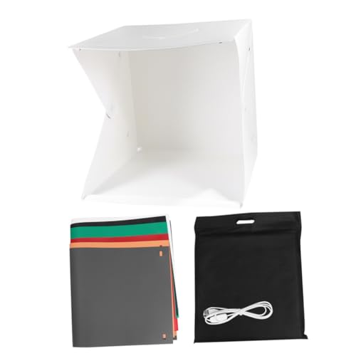 Mini tente photo LED 40 cm pliable avec 2 barres lumineuses intégrées - 6
