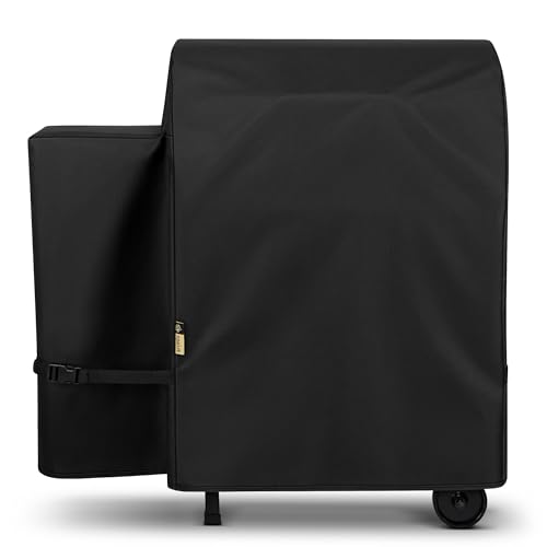 Arcedo Outdoor Grill Cover Compatible with Traeger 20 and Rec Tec Bullseye - Heavy Duty Pellets Smoker Cover for Tailgater Grill Accessories
