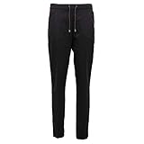  Fabiana Filippi 4470AB Pantalone Donna Mix Wool Black Melange Grey Trouser Woman [38]