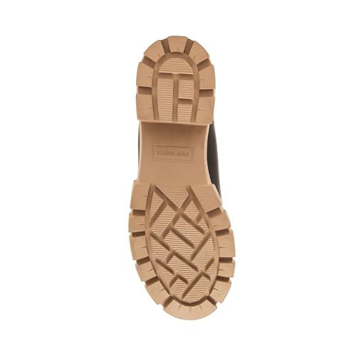 Steve Madden Women's Hayle Ankle Boot, Black Tan, 10