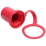 Fastronix Red and Black Premium Battery Charging Posts with Heavy Duty Mounting Plate