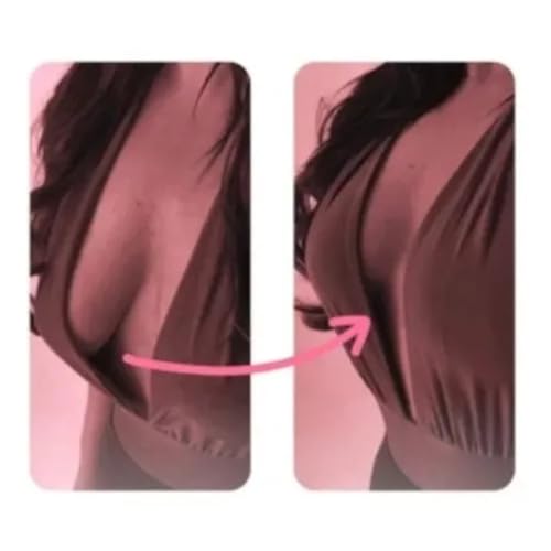 Sutiã Adesivo Efeito Silicone Levanta Seio Invisível Orelho Coelho Que Cola No Corpo Modelador Não C