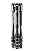 Manfrotto Befree Live 4-Section Aluminum Compact Travel Video Tripod with Fluid Head, Black/Silver