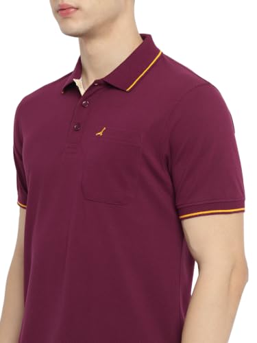 Image of AMERICAN CREW Polo Collar T-Shirt for Men with Pocket