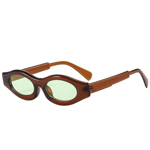 Lunettes de soleil ovales punk à porter en festival ou pour un look urbain vintage