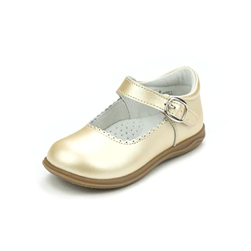 Chloe Classic Scalloped Leather Mary Jane (Toddler)