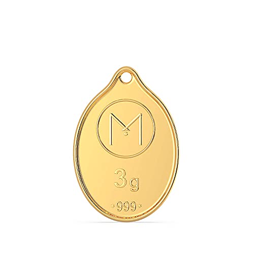 Malabar Gold & Diamonds 24k (999) 3gram Rose Coin Cum Pendant - Image 6