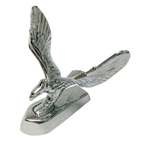 3D Emblème Aigle Auto Voiture Couverture Avant Chrome Capot Ornement Autocollant Badge Capot Voiture Décoration Style Accessoires (c) 1 Pc