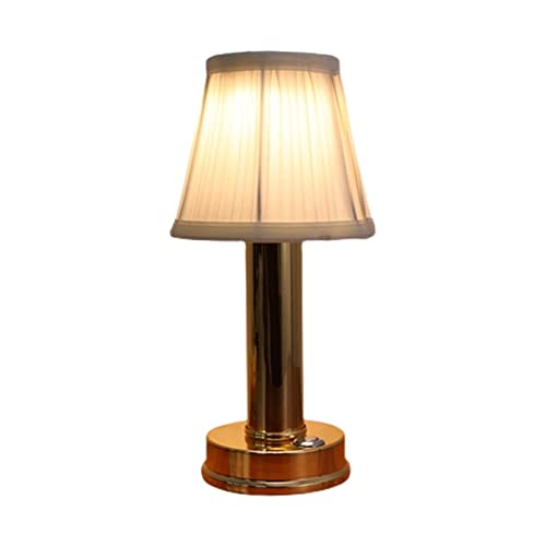 Lampe de bureau sans fil marron LED à haute endurance pour chambre