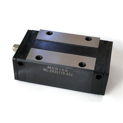 Patins MSB15S-N en acier inoxydable haute précision pour rails de guidage