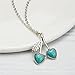QLYOVWE Handmade Turquoise Western Necklace Earring Set for Women Girls Boho Oval Flower Cross Earrings Bohemian Vintage Statement Pendant Necklace Western Cowgirl Turquoise Jewelry (Cherry)
