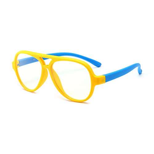 GUKOO Occhiali Anti Raggi UV per Computer Occhiali Bambino Montatura leggera e moderna occhiali bambini protezione anti luce blu