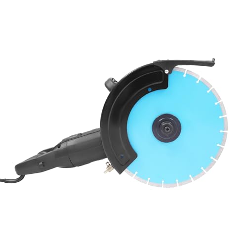 Electric Concrete Saw, 5800W 14in Circular Saw Cutter with 5.31in Cutting Depth, Wet/Dry Corded Concrete Saw for Metal, Granite, Porcelain, Wood, Reinforced Concrete