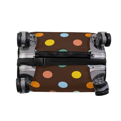 Joisal Colorful Polka Suitcase Cover Fit 18-32 Inch Luggage Identifiers for Suitcases4