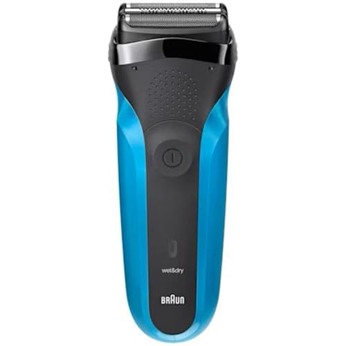 Braun Series 3 Rasoir électrique pour homme, avec 3 lames flexibles, 30 minutes d'autonomie, rasoir électrique humide et sec pour homme, 310s, bleu Braun Series 3 Rasoir électrique pour homme, avec 3 lames flexibles, 30 minutes d'autonomie, rasoir électrique humide et sec pour homme, 310s, bleu