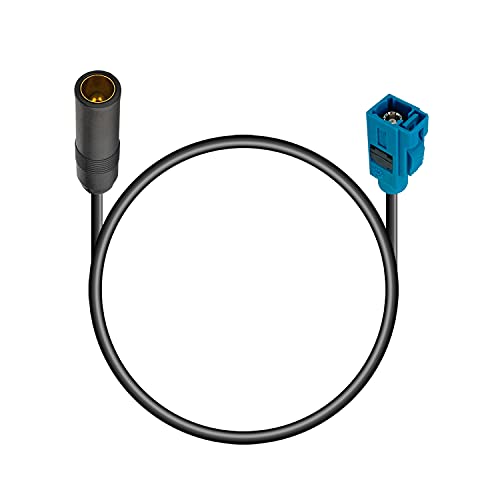 Image of Fakra Z Female to DIN Female Adapter Cable RG174 20CM /7.9IN for Car Radio Car Stereo FM AM Head Unit CD Media Player Receiver