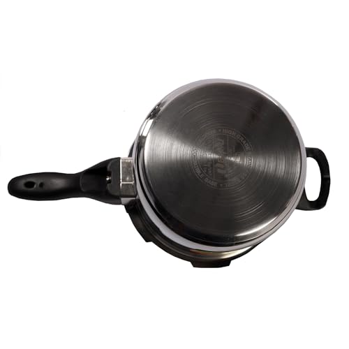 Image of Nolta HS DELIGHT (3 Ltr) Pressure Cooker, ISI Certified Induction Cookware, 5yr Warranty, Stainless Steel with Faster Cooking & Saves 60% Energy & Time