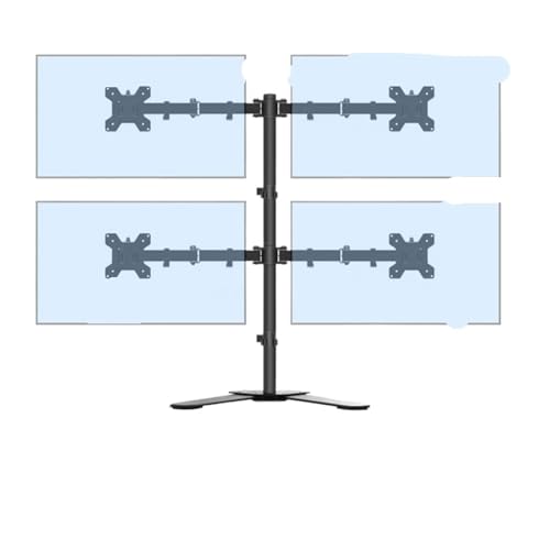 Pince d'extension pour support de moniteur double écran avec base en acier renforcé
