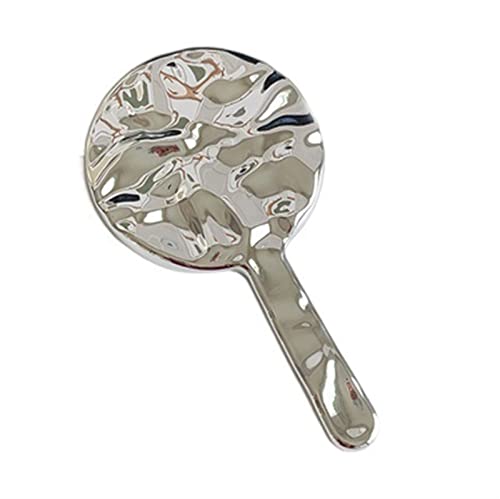 Espejo de Maquillaje Portátil Cuadrado Pequeño Plata