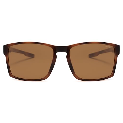 SOJOS Polarisierte Quadratische Sonnenbrille...