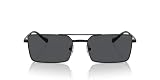 Vogue Eyewear VO4309S Sunglasses, Black/Dark Grey, 57 mm