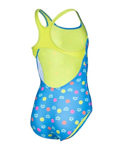 Image of Arena Girls' Arena Feel Multiple Dot Girls' Swim Pro Back Junior Swimsuit Kids Bathing Suit