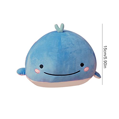 WIUSOODE Baleia de pelúcia Sofá Peixe Boneca Brinquedo Meninos Meninas Travesseiros Recheados, Nº 4