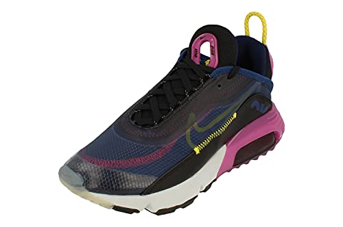 Nike Damen Air Max 2090 Schuhe, Blue Void, Chrom, Gelb, Schwarz, 400, 6.5