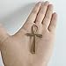40Pcs Ankh Cross Charms Pendant Antique Silver Cross Charm Bronze Ankh Pendants Charms for Jewelry Making DIY Bracelet Necklace