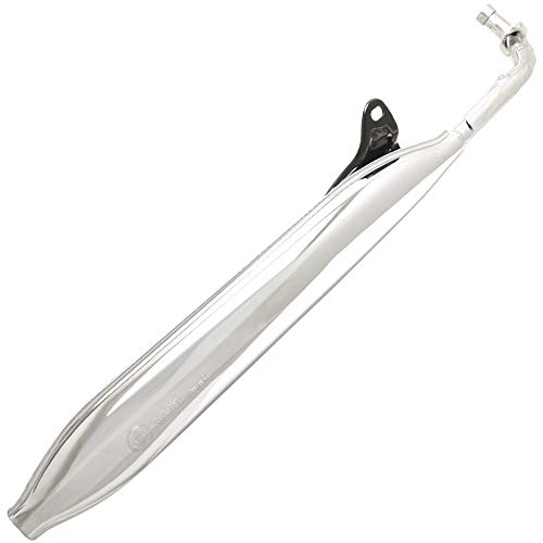 ホンダ スーパーカブ モナカマフラー（インジェクション車両には使えません！） C50 C70 C90 デラックス スタンダード カスタム リトルカブ 消音器付き アウトスタンディング スチーモナカマフラー AA01 HA02