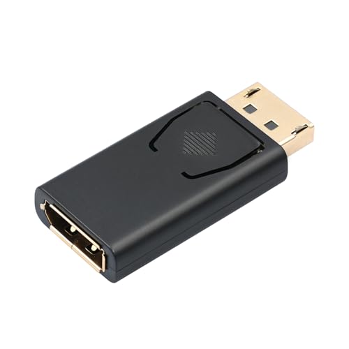 LLHCF DP1.2 - Adaptador de conversión macho a hembra, cable Displayport, cabezal de extensión para portátiles, monitores, adaptador de extensión DisplayPort