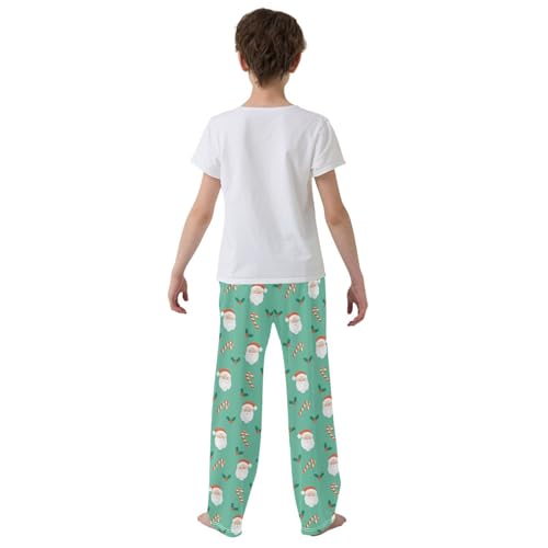 Boys' Pants Christmas Santa Gnomes Candies Long Bottoms Jogger Pants Elastic Waist Trousers with Pockets S-XL3