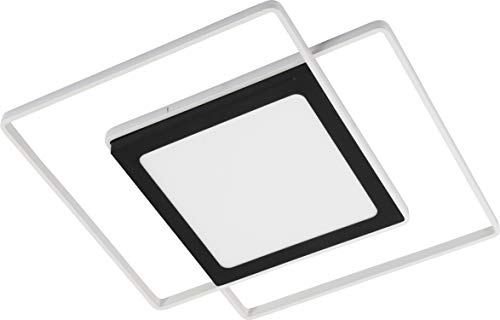 WOFI 9837.01.44.9400 Plafonnier, Plastique, 40 W, Nivala, Blanc