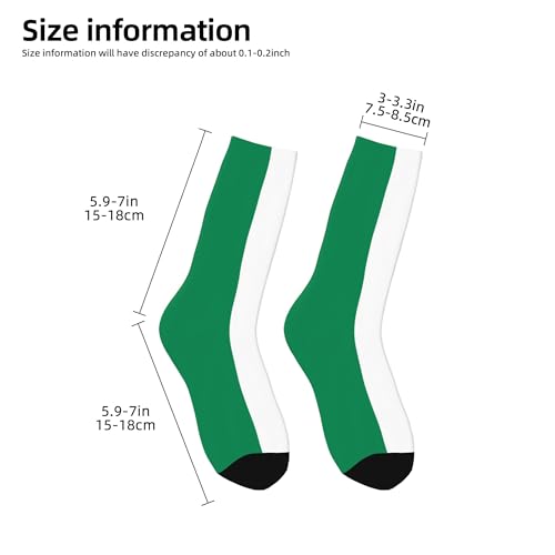 SEAEAGLE Flag of Nigeria A Pair Junior Athletic Short Tube Socks Children Calf Tube Socks Short Stockings2