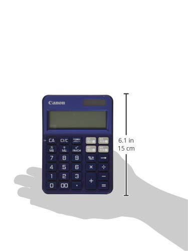 Amazon | Canon カラフル電卓 抗菌仕様 KS-125WUC インディゴブルー